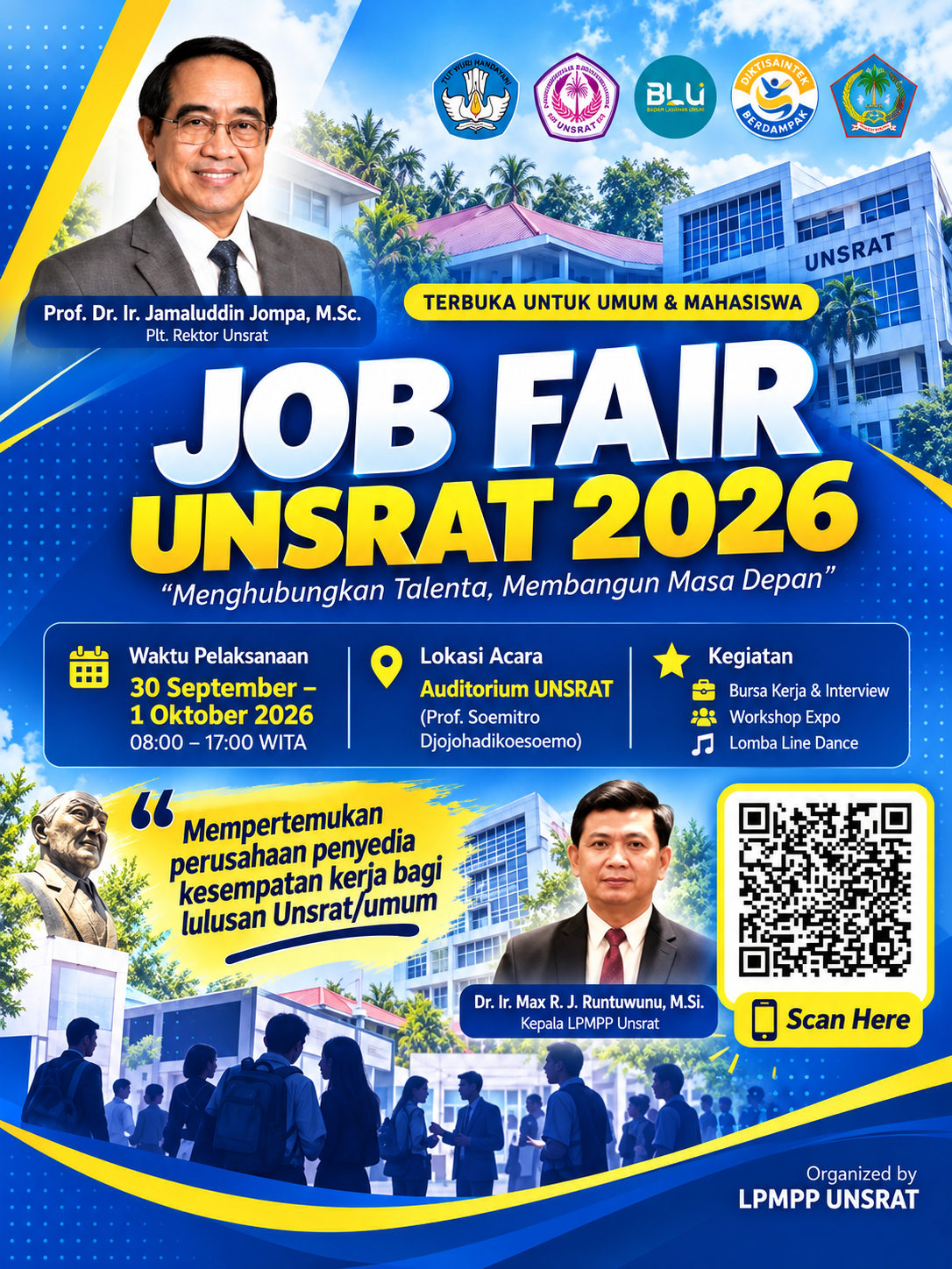 Gambar kegiatan Job Fair Unsrat 2026